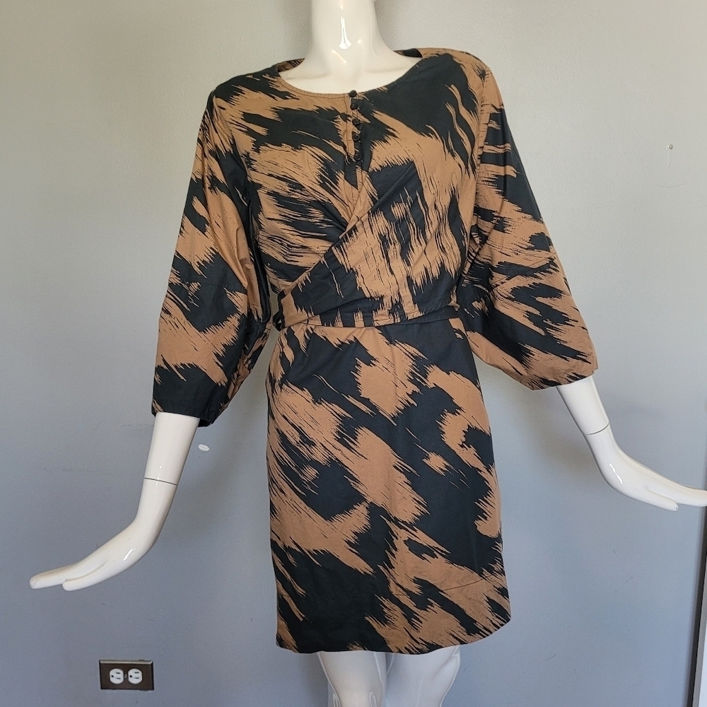 Apiece Apart Wrap Front Dress, VGUC, Size L